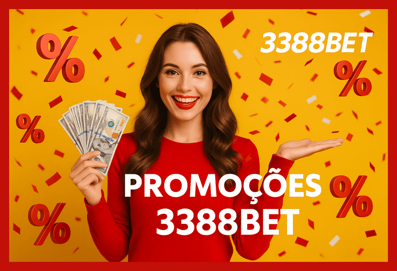O bônus promocional 3388BET é uma ótima maneira de começar sua aventura
